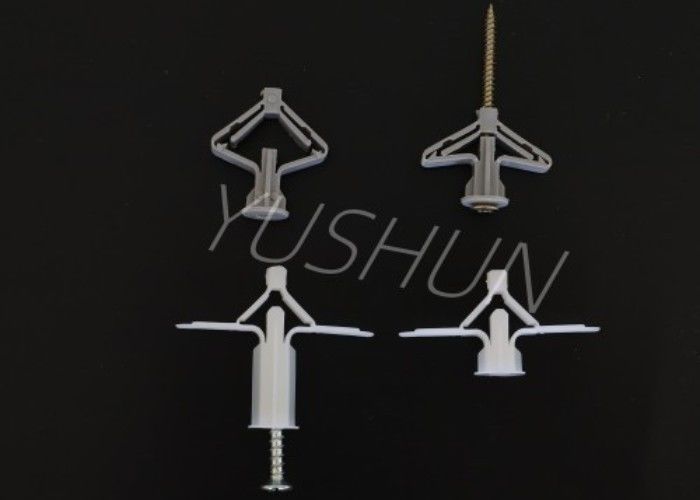 Польза серого цвета PP/PE 100pcs/bag винта штепсельной вилки M13*35mm стены Aircarft для стены
