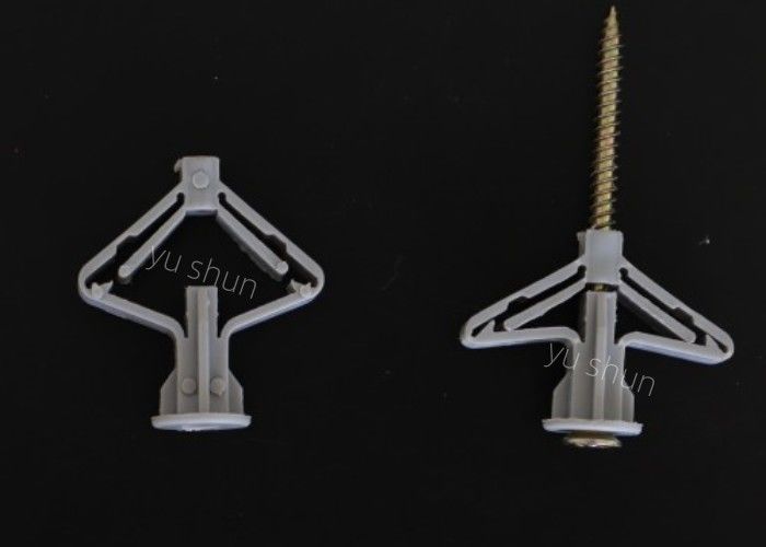 Польза серого цвета PP/PE 100pcs/bag винта штепсельной вилки M13*35mm стены Aircarft для стены