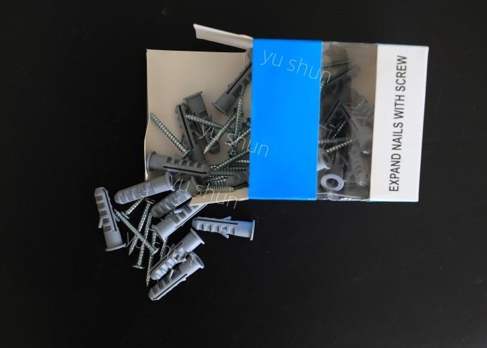 Оптовые PP огораживают для того чтобы заткнуть анкер 8*40 MM 100pcs/BagSuitable нейлона пластикового домочадца ISO PE сильный пластиковый для фибрового картона