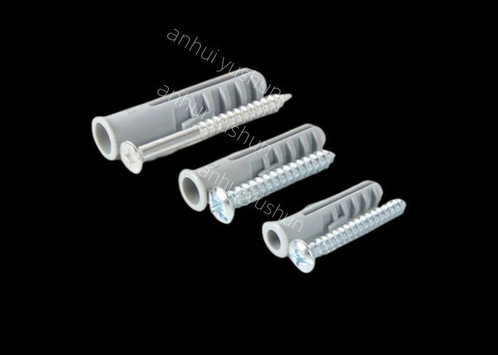 длина 100pcs/Bag винта штепсельной вилки 25-75mm стены 10mm пластиковая подгоняет пользу цвета для стены