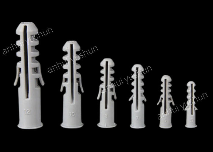 длина 100pcs/Bag винта штепсельной вилки 25-75mm стены 10mm пластиковая подгоняет пользу цвета для стены
